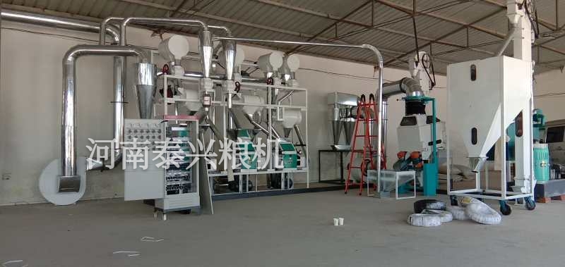 甘肅慶陽面粉機械設備安裝案例